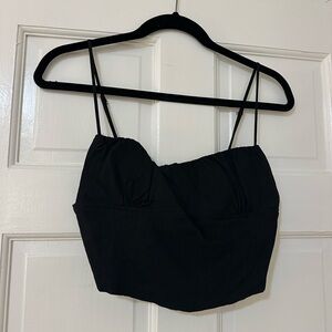 Zara Black Crop Top